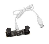 XTevu Module de caméra USB avec Objectif Grand Angle 72° 1 Million de Pixels avec Puce OV97, Carte Webcam synchronisée à Double Objectif, capteur d'image, caméra Industrielle