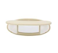 XTevu Pare-soleil côté conducteur pour miroir de courtoisie compatible avec Mini Cooper/Cooper S R55 R56 R60 2007-2014 (Beige)