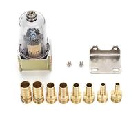 XTevu Séparateur D'Huile Moteur Universel Oil Catch Can, Réservoir Huile Avec Filtre À Air, Compatible With Voiture, Accessoire Moteur PVC Catch Can