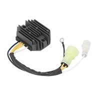 Xtevu Tension Regulator, 12V Rectifier Compatible avec DF40 DF50 1999-2004, Aluminium Alloy 32800 87J00 Remplacement du régulateur de moteur