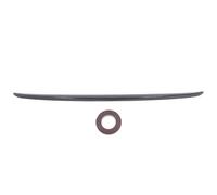 Xtevu Trunk Spoiler, Aile arrière, nageoire de Couvercle de Botte Compatible avec W205 C200 C Class Sedan 2015 à 2021, AMG Style Spoiler Lip (Carbon Fiber Style)