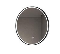 XTGDIEM Miroir d'angle De Salle Bain Rotatif À 360 ° avec Lumière LED, Adapté Aux Salles Bains Et Chambres, Suspension Verticale/Horizontale Disponible(Black,40x40cm)