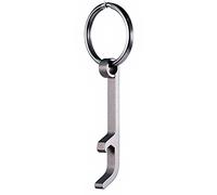 XTHEL Titanium Keychain Bouteille de Bière Opener en Acier Inoxydable avec Porte-Clés