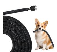 Xthrotsenk Gaine de protection flexible pour câbles pour chien et chat - 9,5 mm - Protège les câbles contre la mastication des animaux domestiques - Pour câbles USB, audio, alimentation et vidéo - 5 m