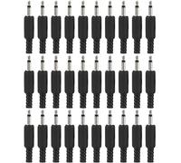 Xthrotsenk Lot de 12 connecteurs de rechange pour réparation de câbles audio (6 mono + 6 canaux stéréo) 3,5 mm