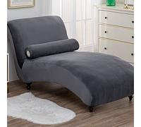 XTHY Chaise Longue De Housse/Couverture Chaise Longue Extensible sans Accoudoirs, Housse Méridienne Douce Moderne pour Salon Chambre À Coucher Intérieure Fauteuil Inclinable Protecteur (Color : #1)