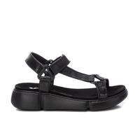 XTI 142316, Sandales plates pour femme, Noir, 40 EU