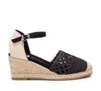 XTI 142333, Sandales compensées type espadrilles pour femme, Noir, 38 EU