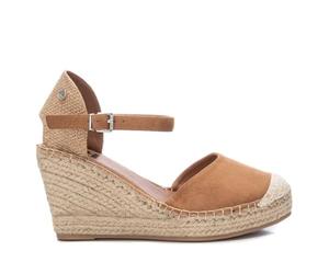 XTI 14238201 Sandales compensées Type Espadrilles pour Femme, Camel 58, 37 EU