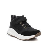 Xti Baskets Avec Fermeture Scratch Et Lacets Élastiques ( Vegan ),Enfants - Noir