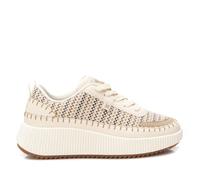 XTI - Baskets Femme Beige - Chaussures Confortables et polyvalentes - Mode décontractée - Modèle 14359105 (Taille38)