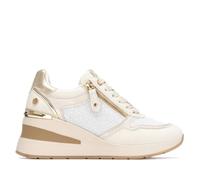 XTI - Baskets Femme Beige - Chaussures Confortables et polyvalentes - Mode décontractée - Modèle 14437901 (Taille37)