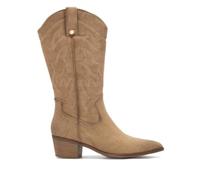 XTI - Bottes de cowboy Femme Beige - Chaussures confortables et polyvalentes - Mode décontractée - Modèle 14430803 (Taille41)