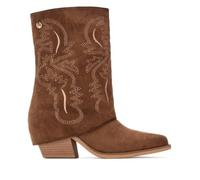 XTI - Bottes de cowboy Femme Camel - Chaussures confortables et polyvalentes - Mode décontractée - Modèle 14447002 (Taille39)