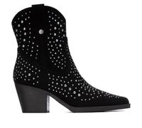 XTI - Bottes de cowboy Femme Noir - Chaussures confortables et polyvalentes - Mode décontractée - Modèle 14619202 (Taille39)