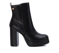 XTI Bottines décontractées Noires - Hauteur du Talon : 10 cm