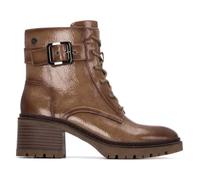 XTI - Bottines militaires Femme Beige - Chaussures confortables et polyvalentes - Mode décontractée - Modèle 14427502 (Taille39)