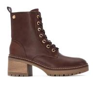 XTI - Bottines militaires Femme Brun - Chaussures confortables et polyvalentes - Mode décontractée - Modèle 14445401 (Taille38)