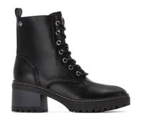 XTI - Bottines militaires Femme Noir - Chaussures confortables et polyvalentes - Mode décontractée - Modèle 14445402 (Taille40)