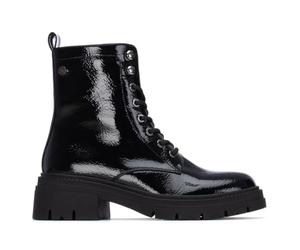 XTI - Bottines militaires Femme Noir - Chaussures confortables et polyvalentes - Mode décontractée - Modèle 14429601 (Taille37)