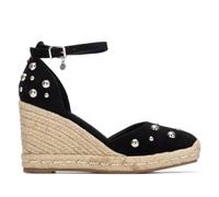 XTI - Espadrilles Femme Noir - Chaussures confortables et polyvalentes - Mode décontractée - Modèle 14546802 (Taille39)