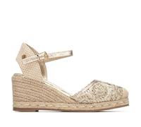 XTI - Espadrilles Femme Or - Chaussures confortables et polyvalentes - Mode décontractée - Modèle 14533804 (Taille39)