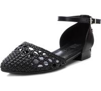XTI Femme 142366 Sandale Plate, Noir, 38 EU