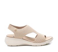 XTI Femme 142737 Sandale Plate, Beige 14, 37 EU