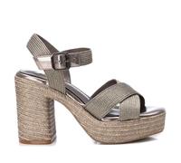 XTI Femme 142741 Sandale cale, Plomb, 41 EU