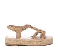 XTI Femme 142840 Sandale Plate, Beige, 38 EU
