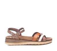 XTI Femme 142848 Sandale Plate, Beige, 38 EU