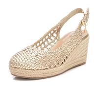 XTI Femme 142892 Sandale cale, Or, 37 EU