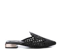 XTI - Mocassins à Talons Ouverts Femme Noir - Chaussures Confortables et polyvalentes - Mode décontractée - Modèle 14379502 (Taille39)