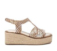 XTI - Sandale Femme Or - Chaussures confortables et polyvalentes - Mode décontractée - Modèle 14394202 (Taille36)