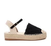 XTI - Espadrilles Femme Noir - Chaussures Confortables et polyvalentes - Mode décontractée - Modèle 14402201 (Taille41)