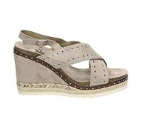 XTI Femme 48922 Sandales Plateforme, Marron (Taupe Taupe), 39 EU