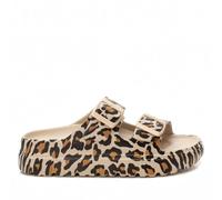 XTI - Flip-Flops Femme Léopard - Chaussures confortables et polyvalentes - Mode décontractée - Modèle 14255011 (Taille38)