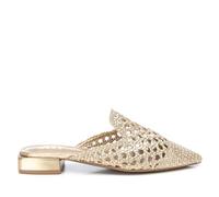 XTI - Mocassins à Talons Ouverts Femme Or - Chaussures Confortables et polyvalentes - Mode décontractée - Modèle 14379501 (Taille39)