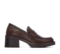 XTI - Mocassins Femme Brun - Chaussures Confortables et polyvalentes - Mode décontractée - Modèle 14608402 (Taille37)