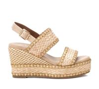 XTI - Sandale Femme Beige - Chaussures confortables et polyvalentes - Mode décontractée - Modèle 14382001 (Taille40)