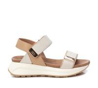 XTI - Sandale Femme Beige - Chaussures Confortables et polyvalentes - Mode décontractée - Modèle 14387403 (Taille36)