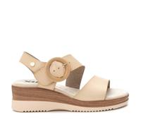 XTI - Sandale Femme Beige - Chaussures confortables et polyvalentes - Mode décontractée - Modèle 14394402 (Taille40)