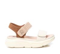 XTI - Sandale Femme Beige - Chaussures Confortables et polyvalentes - Mode décontractée - Modèle 14398604 (Taille36)