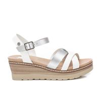 XTI - Sandale Femme Blanc - Chaussures confortables et polyvalentes - Mode décontractée - Modèle 14285301 (Taille38)