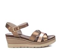 XTI - Sandale Femme Bronze - Chaussures confortables et polyvalentes - Mode décontractée - Modèle 14285302 (Taille39)