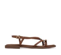 XTI - Sandale Femme Camel - Chaussures Confortables et polyvalentes - Mode décontractée - Modèle 14535802 (Taille39)