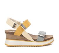 XTI - Sandale Femme Jaune - Chaussures confortables et polyvalentes - Mode décontractée - Modèle 14282201 (Taille41)
