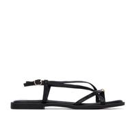 XTI - Sandale Femme Noir - Chaussures Confortables et polyvalentes - Mode décontractée - Modèle 14535801 (Taille41)