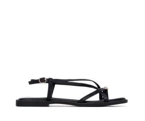 XTI - Sandale Femme Noir - Chaussures Confortables et polyvalentes - Mode décontractée - Modèle 14535801 (Taille37)