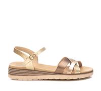 XTI - Sandale Femme Or - Chaussures confortables et polyvalentes - Mode décontractée - Modèle 14285204 (Taille40)